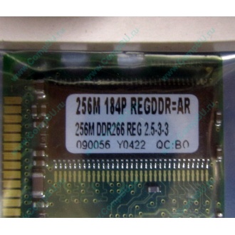 256 Mb DDR1 ECC Registered Transcend pc-2100 (266MHz) DDR266 REG 2.5-3-3 REGDDR AR (Авиамоторная)