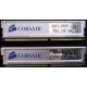 Память 2 шт по 512Mb DDR Corsair XMS3200 CMX512-3200C2PT XMS3202 V5.2 400MHz CL 2.0 0615197-0 Platinum Series (Авиамоторная)