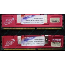 Память 512Mb (2x256Mb) DDR-1 533MHz Patriot PEP2563200+XBL (Авиамоторная)